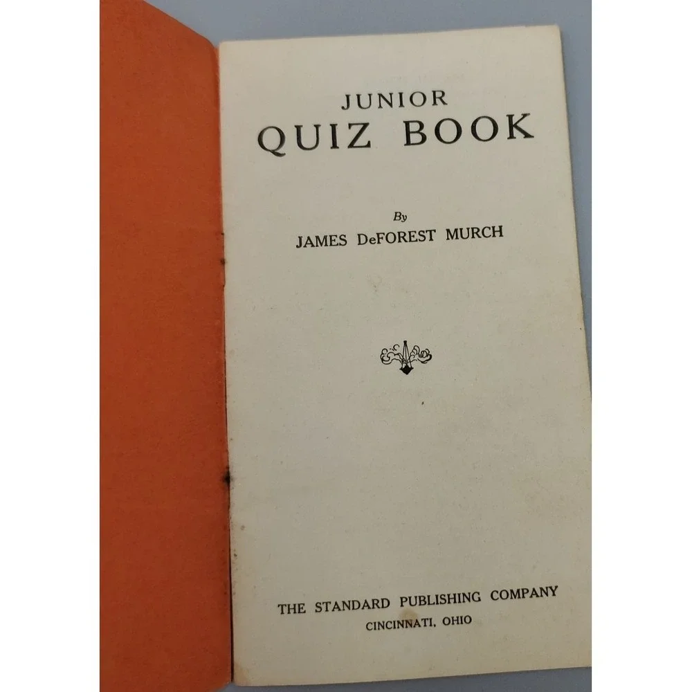 Junior Quiz Pocket Book by Murch Bible Memory Gists for boys & girls number 2979